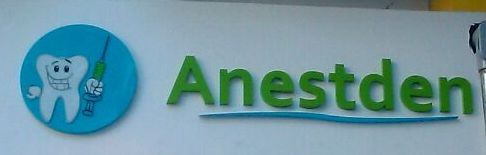 Anestden Letras 3d en aluminio pintado