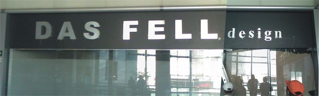 DAS FELL Letras 3d en aluminio cepillado plata